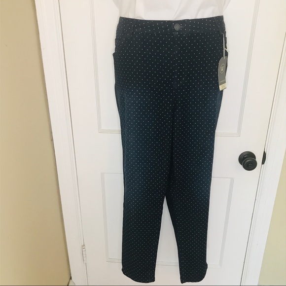 Size 22W | Wit & Wisdom Denim Polka Dot Jeans - Picture 9 of 16